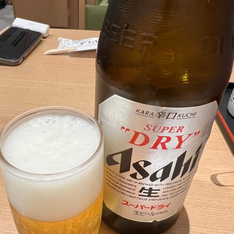 アサヒスーパードライ(梅丘 寿司の美登利 総本店)
