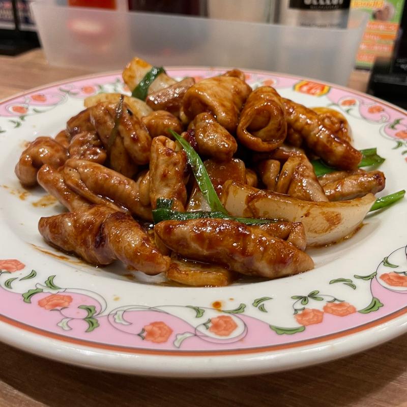 ホルモン味噌炒め(餃子の王将 京成曳舟駅前店)