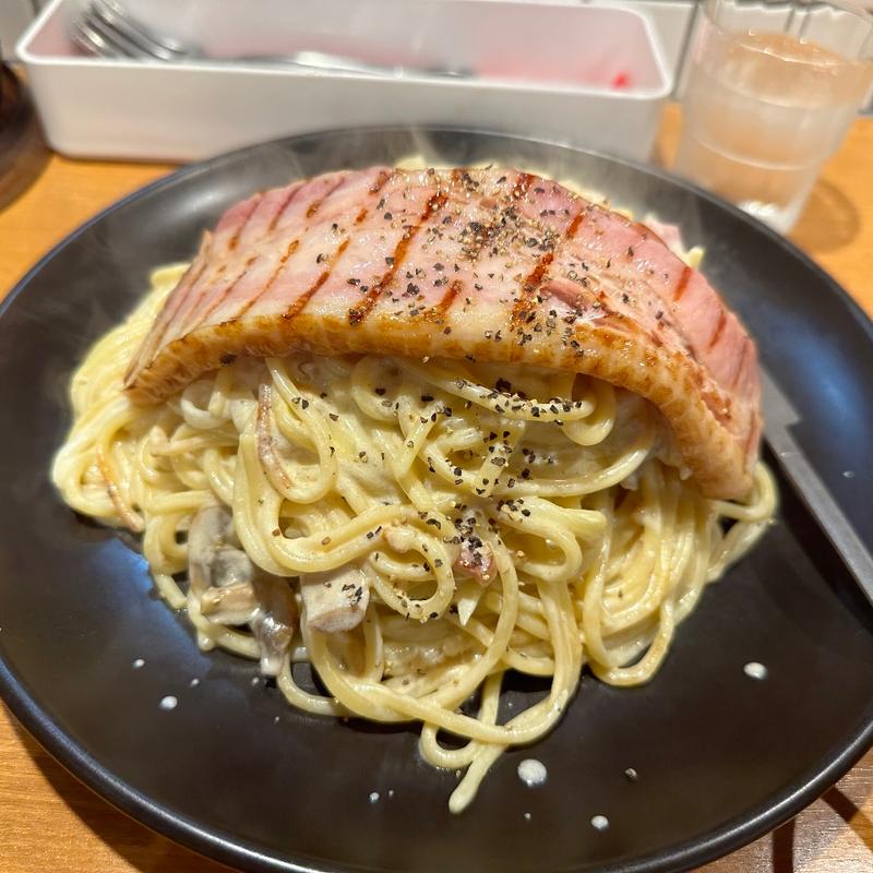 カルボ（大）　厚切りベーコン(スパゲッティストア カルボ 西葛西店)