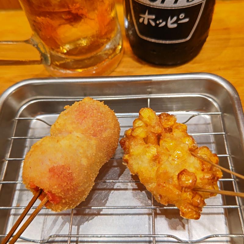 ミニトマト・とうもろこし(串かつ でんがな 上大岡camio店)