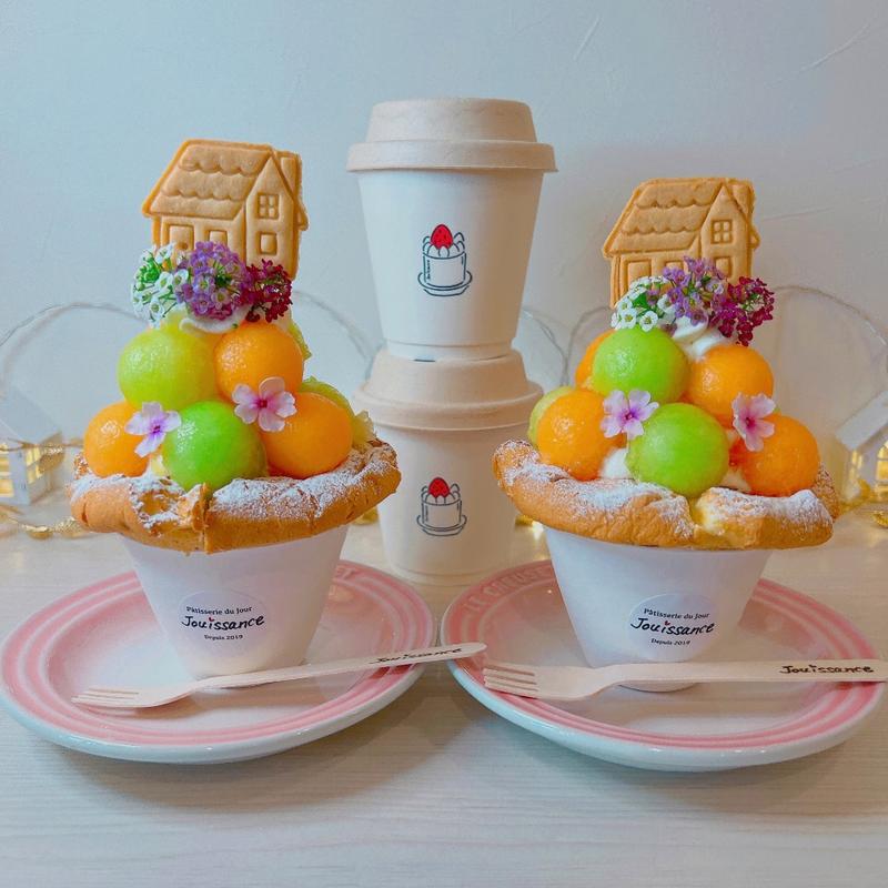 MELON CUP CHIFFONCAKE  DRINK SET (ジュイサンス（Jouissance）)