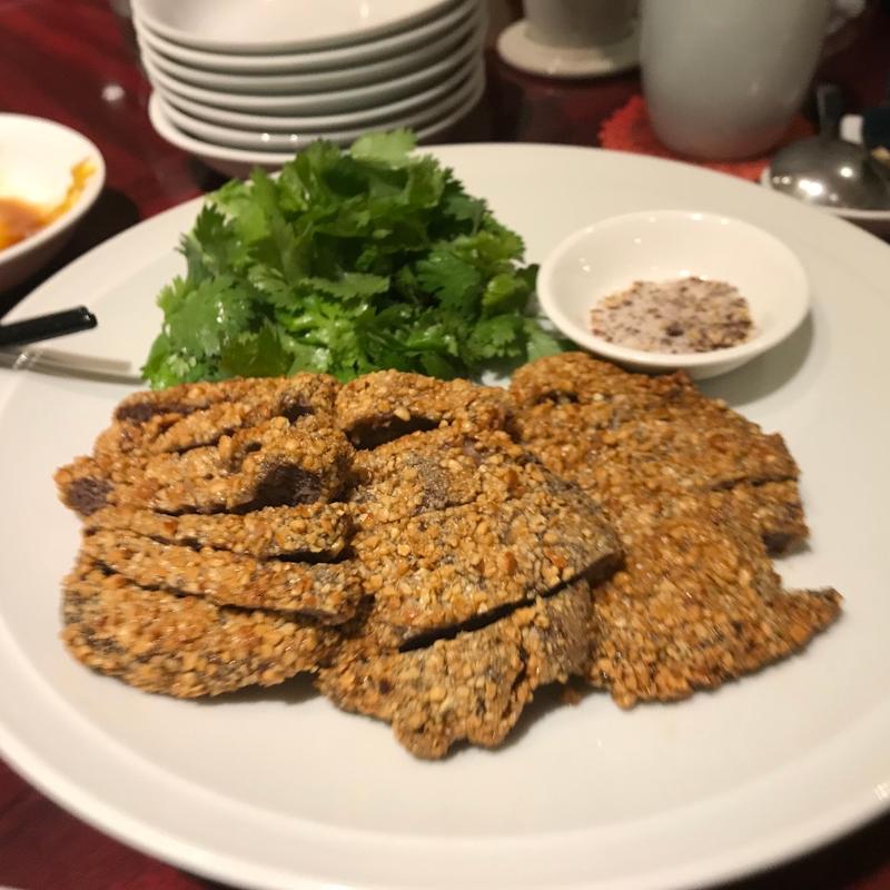 鹿肉ロースト(龍口酒家 本店)