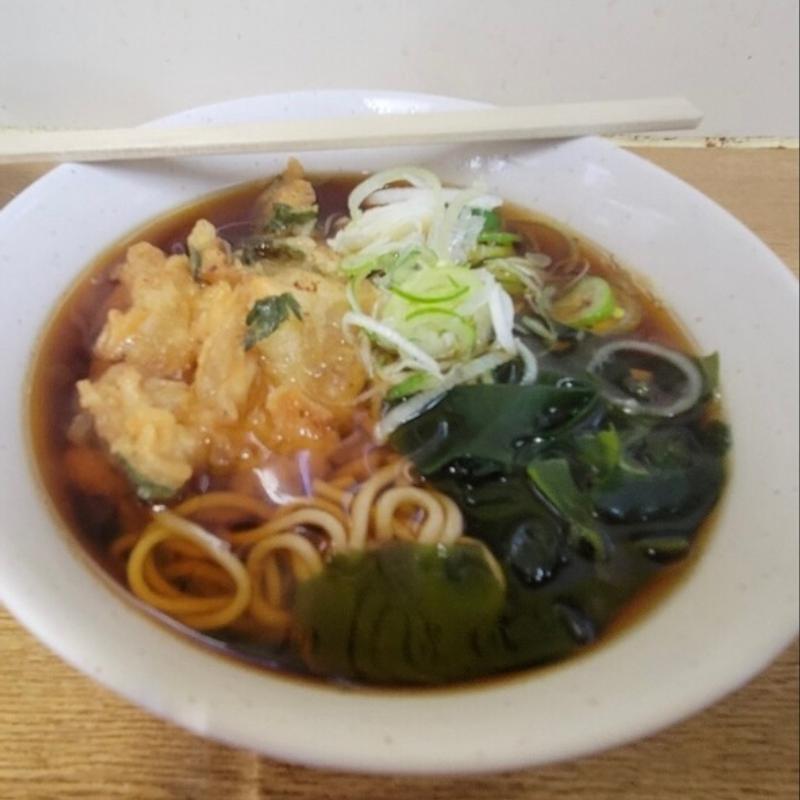 五目かき揚げそば(一由そば )