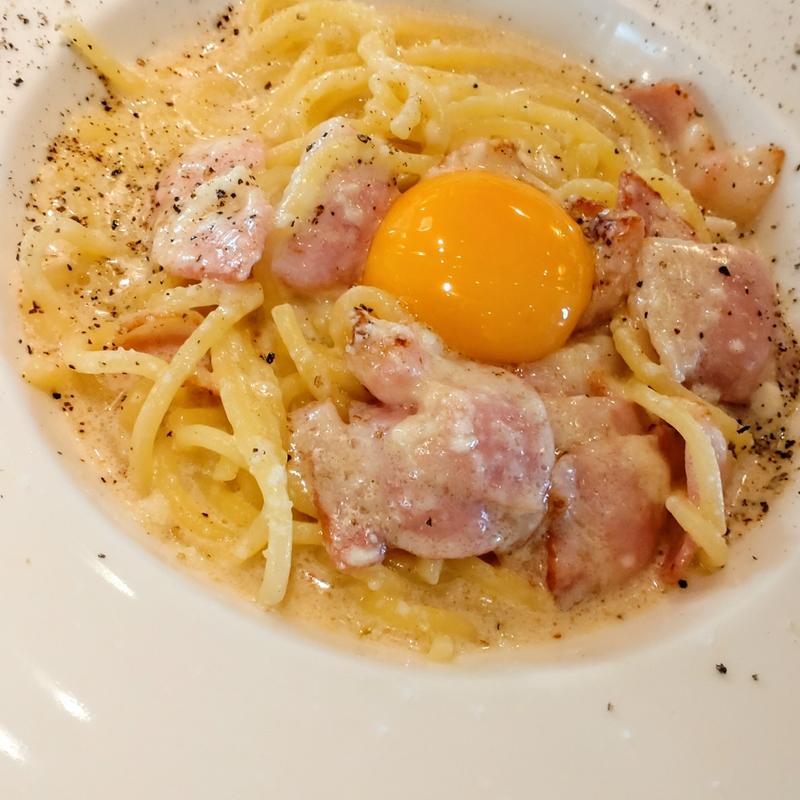 カルボナーラ(パスタバル ドンピノキオ 大森店)