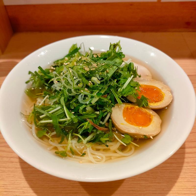 鶏肉と薬味野菜のそうめん(半田そうめん専門店 阿波や壱兆 バイパス店)