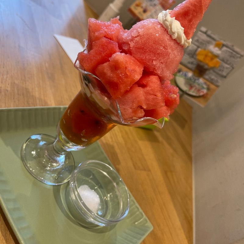 スイカパフェ(山口果物 （ヤマグチクダモノ）)