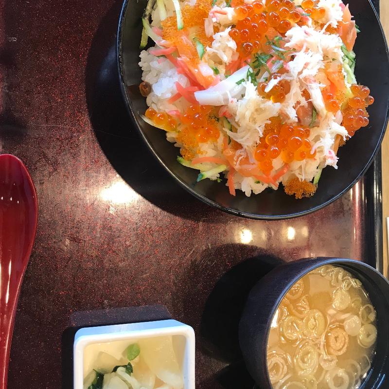 オホーツク丼大盛りサービス(とんでん 北越谷店 )