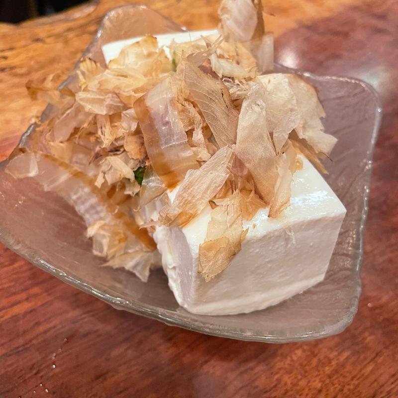 冷や奴(鳥どり)