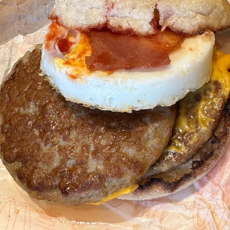 メガマフィンセット (ホットアップルパイ、プレミアムローストコーヒー)(マクドナルド １６号橋本ＴＳ店)