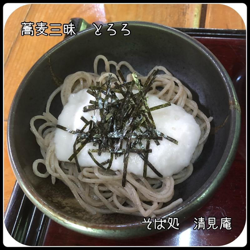 蕎麦三昧　とろろそば(清見庵　おおくら )