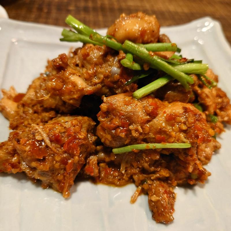 鶏の唐辛子ペースト煮込み(貴州火鍋)