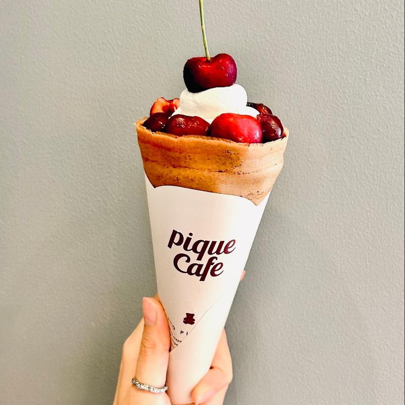 アメリカンチェリークレープ(gelato pique cafe creperie ルミネ池袋店)