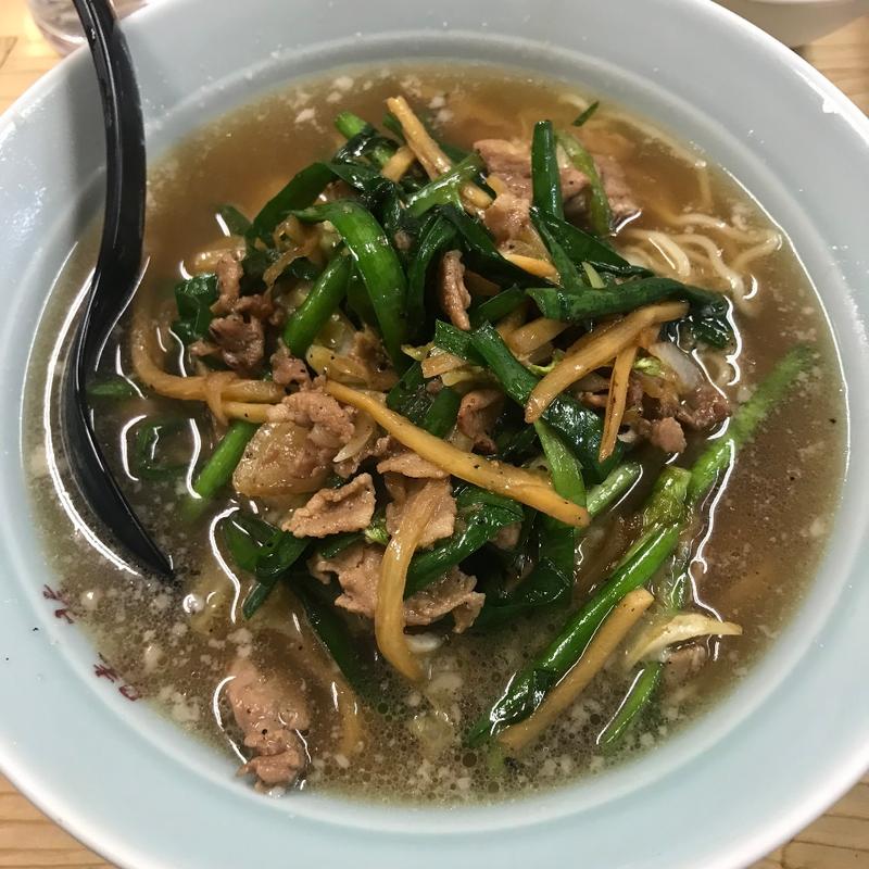 肉細切りラーメン(中華料理 晴華)
