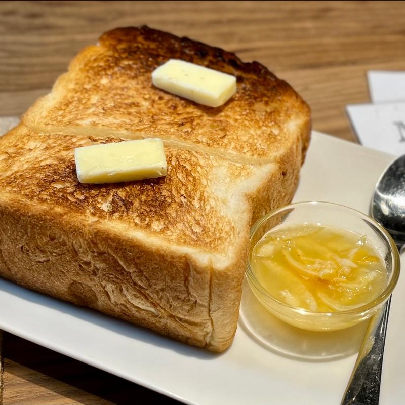 厚切りバタートースト(松崎珈琲研究所)
