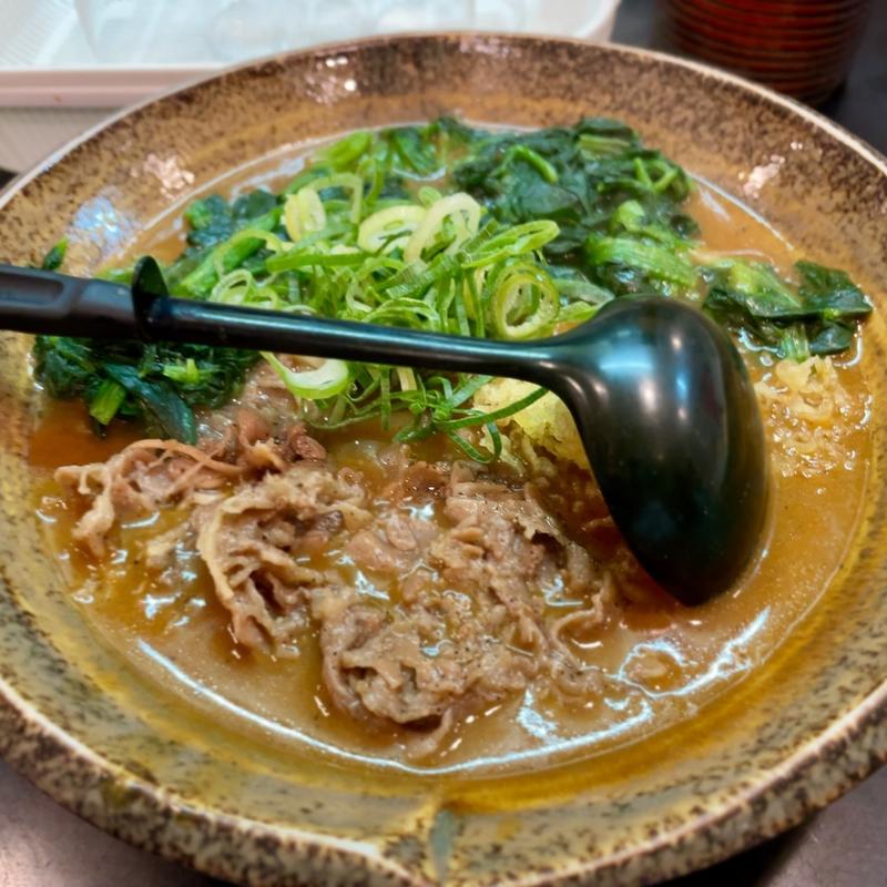 ほうれん草カレーうどん(得正 大阪駅前第四ビルB2店)