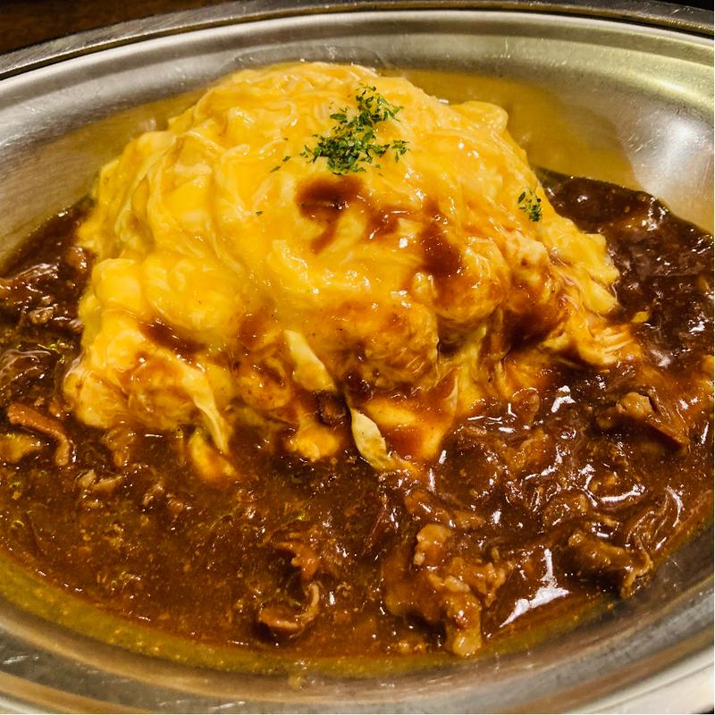 オムハヤシ(洋食倶楽部 ハヤシ屋中野荘)