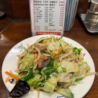 レバ野菜炒め(天龍 銀座街店)