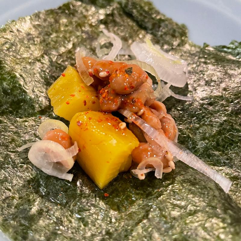 沢庵納豆のり付き(Norah)