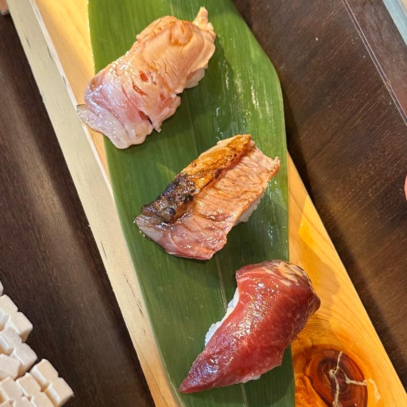 まぐろ希少部位3貫セット(おかめ )