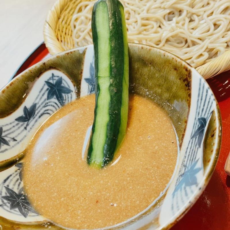 芋ねりそば　くるみだれ(なかや)