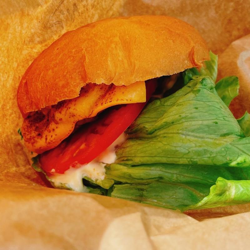 エゾシカチーズバーガー(Heaven cafe)