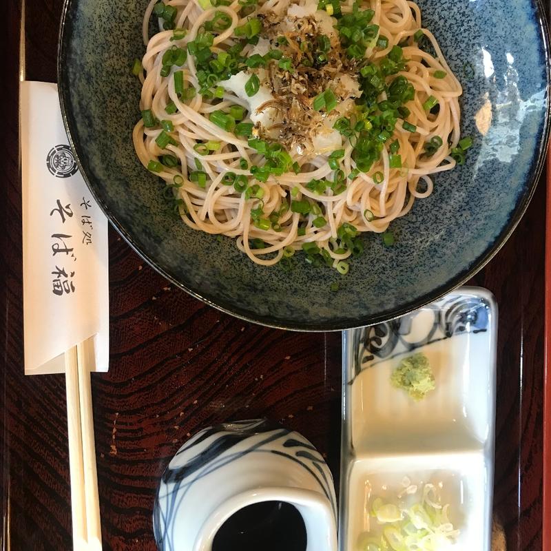 じゃこおろしそば(そば福)