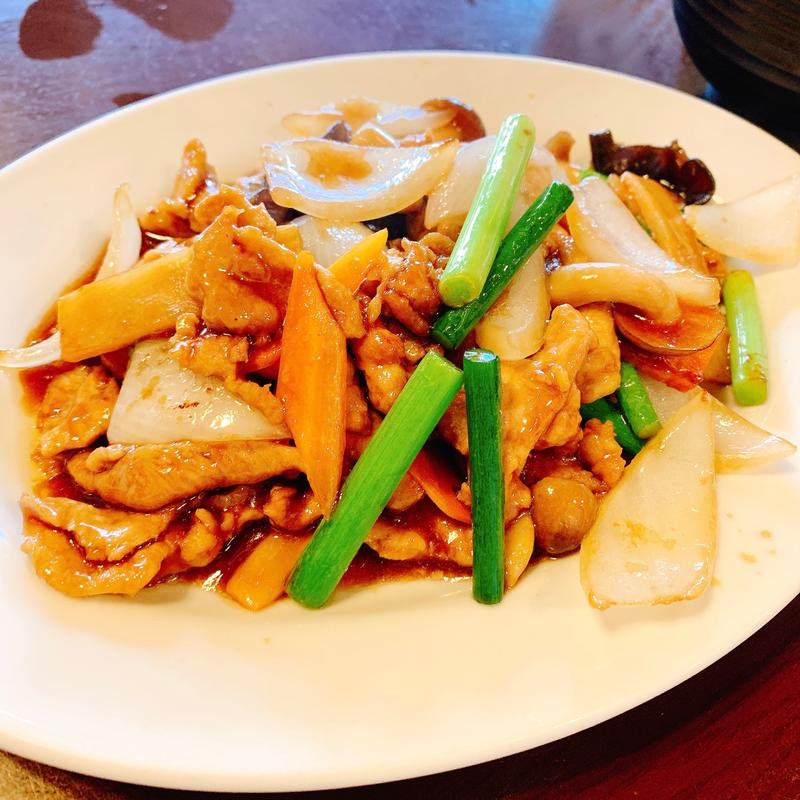 豚肉のオイスターソース炒め(悟空)