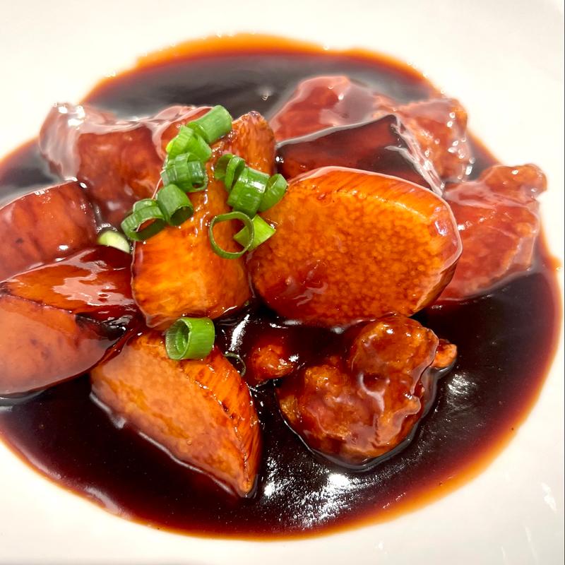 根菜入り熟成黒酢の酢豚(JASMINE憶江南 )