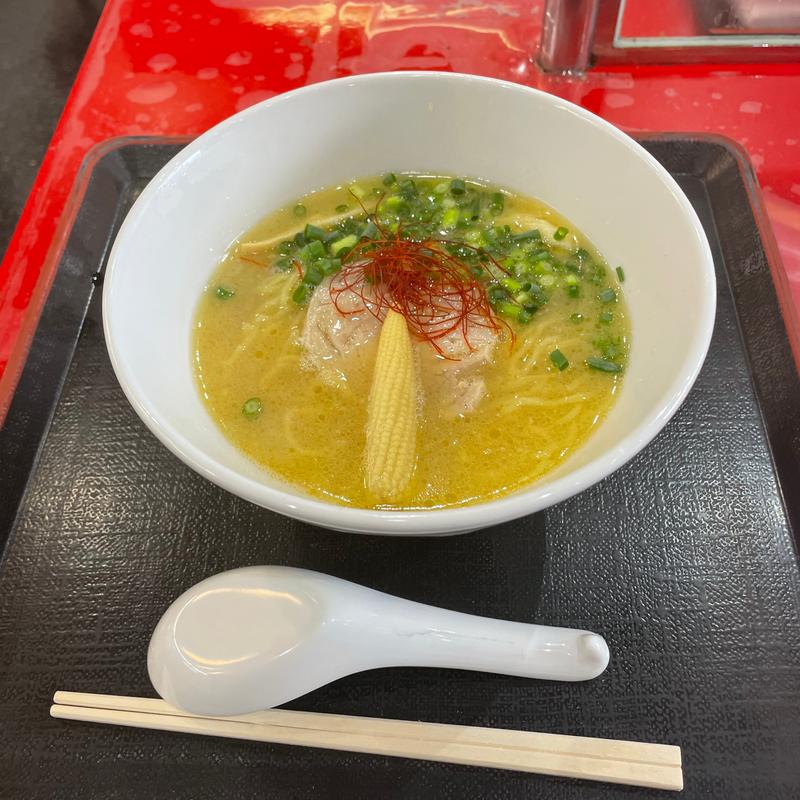 濃厚鶏白湯ラーメン(蓮の花)