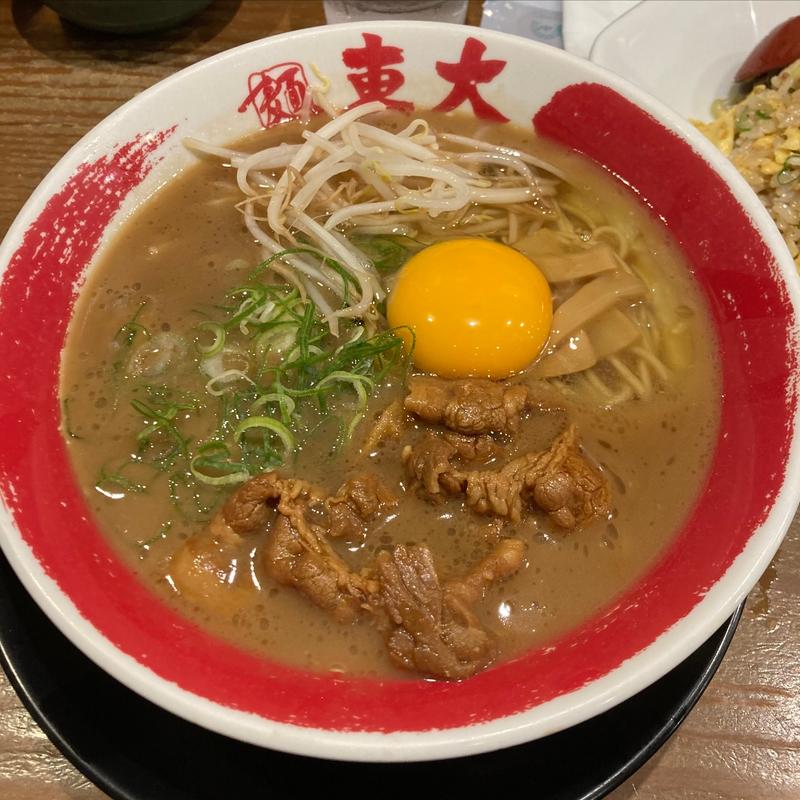 徳島ラーメン　ミニチャーハンセット(徳島ラーメン 東大 京都店)