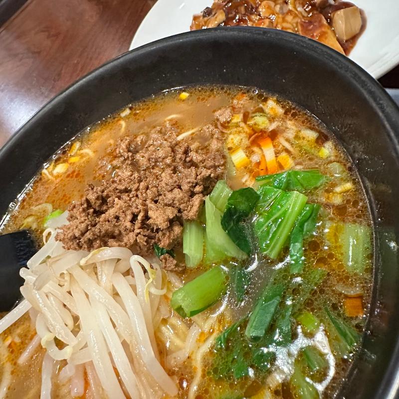 黒酢スーランタン麺ミニ麻婆飯(東方廳田町店)