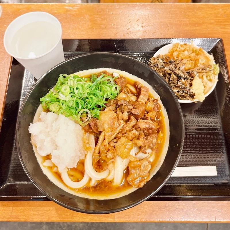 牛すじおろしぶっかけ温(いぶきうどん 吉祥寺店)