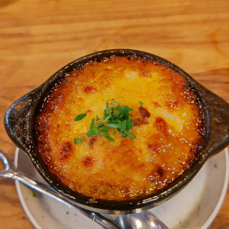 ボロネーゼとマッシュポテトのチーズグラタン(和い和いイタリアン酒場 とんとんとんきぃ)