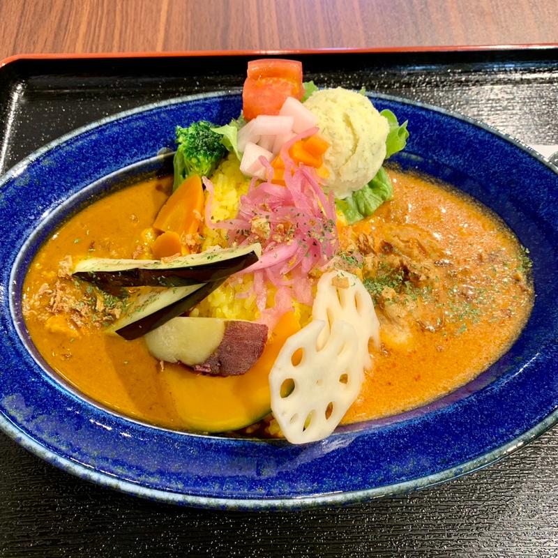 2種あいがけカレー(香辛道カレー中洲川端店)