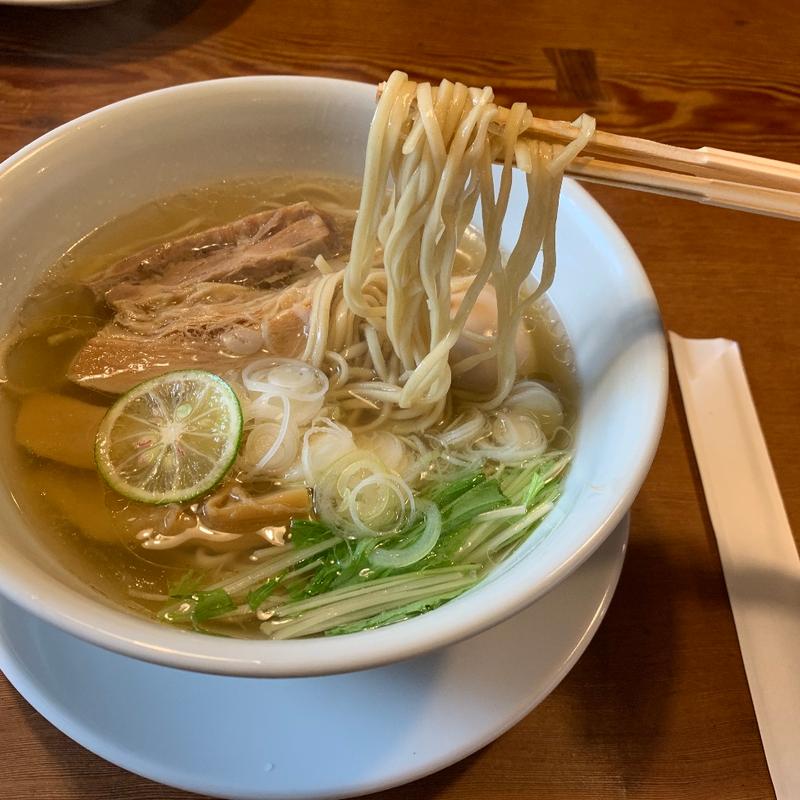 塩味玉ラーメン麺カタ(りょう花 束本店 （りょうか）)