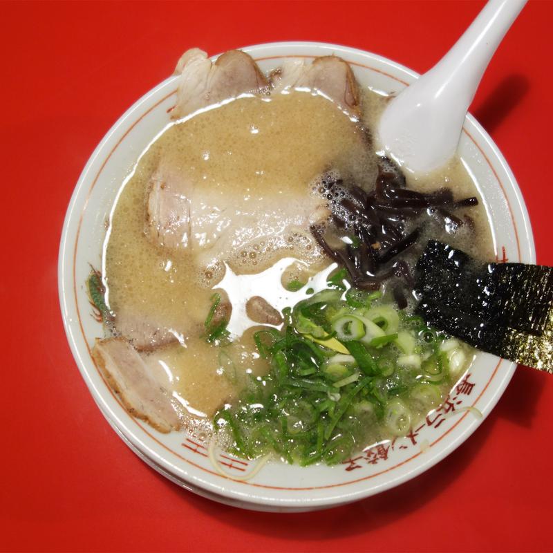 やき豚ラーメン(長浜御殿 住吉店)