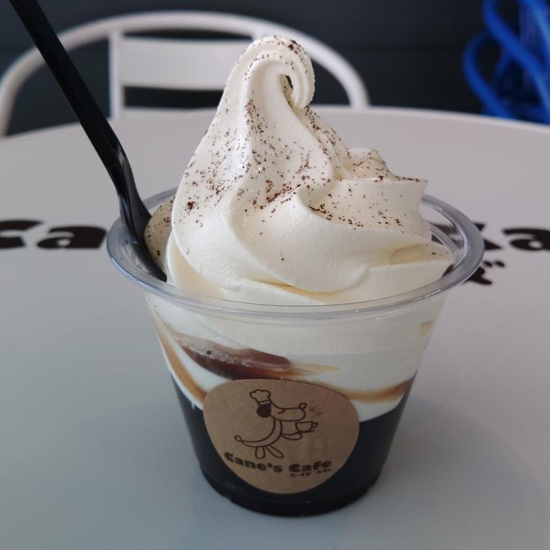 コーヒーゼリーソフト(Cane's Cafe)