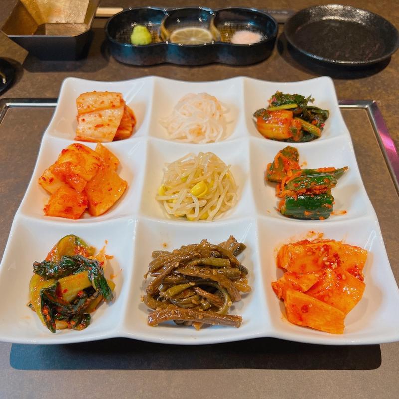 前菜9種盛り(北新地 和牛焼肉 伍感)