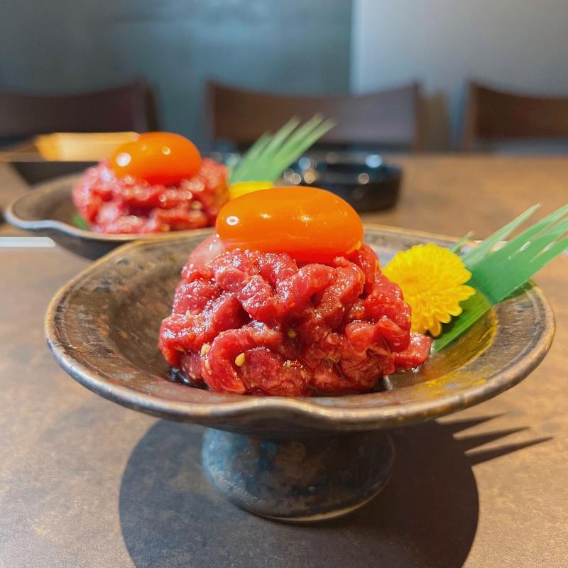 松坂牛ユッケ(北新地 和牛焼肉 伍感)