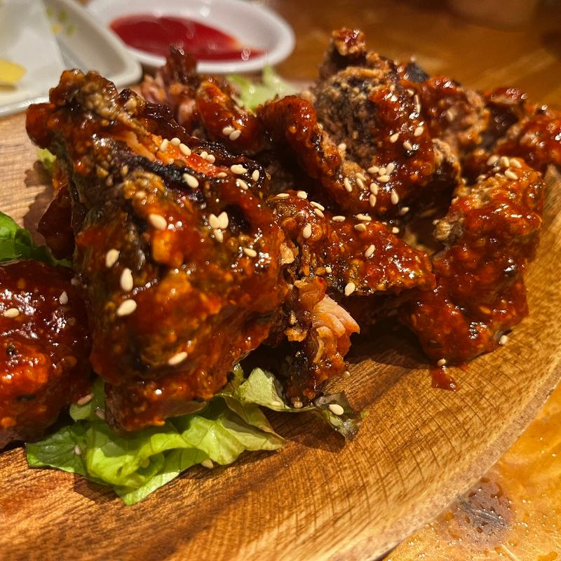 ヤンニョムチキン(まきんしゃい茶屋町)