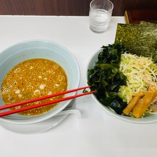 塩ネギつけ麺＋わかめ＋BV7(ラーメンショップ北川辺店)