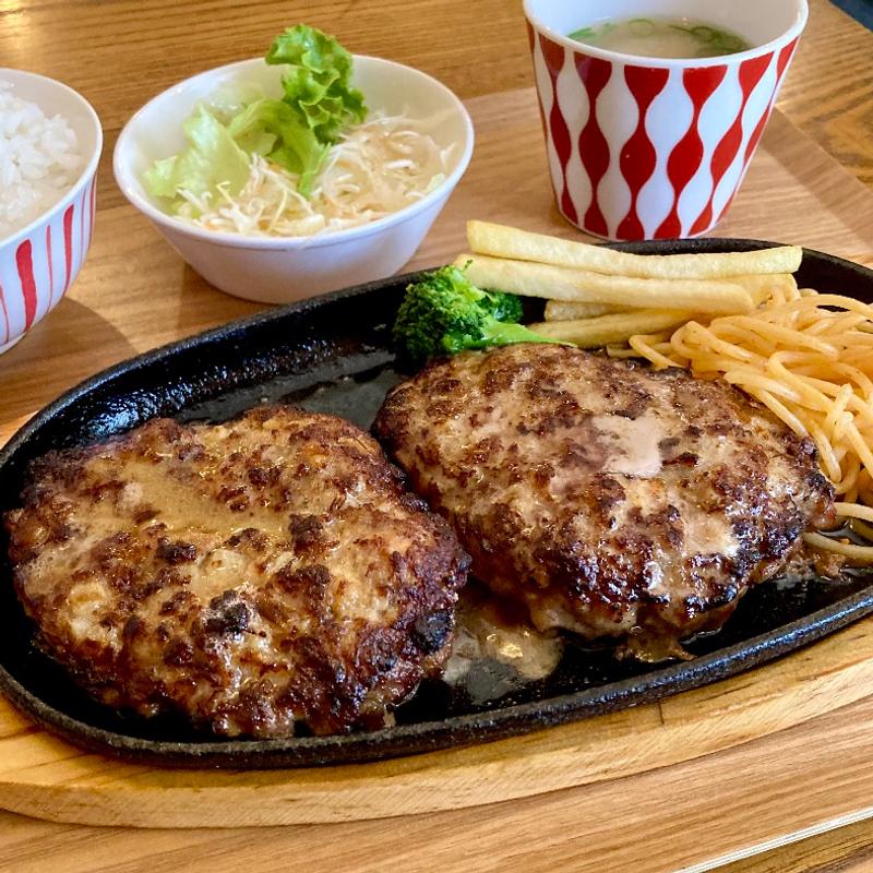 粗挽きハンバーグダブル(150g×2)(Grain Kitchen)