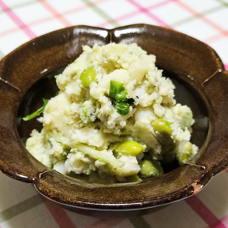 【夏季限定】枝豆と鶴岡産だだちゃ豆のポテトサラダ(サラダカフェ 東武百貨店池袋店)