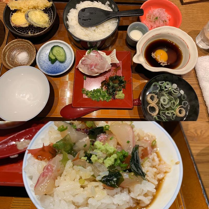 宇和島鯛めし膳(松山鯛めし 秋嘉（あか）本店)