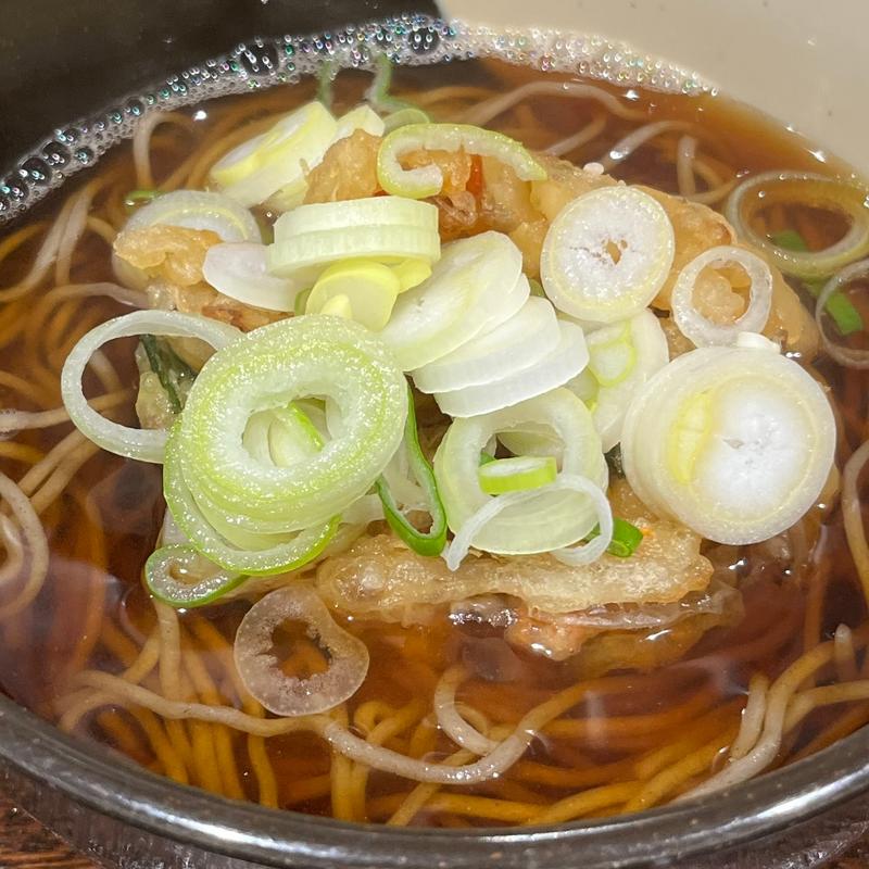 かき揚げそば(大橋や)
