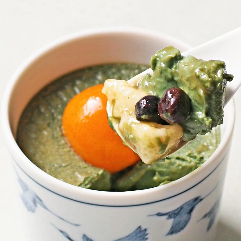 よもぎあんみつブリュレプリン(マーロウブラザーズコーヒー そごう横浜店)