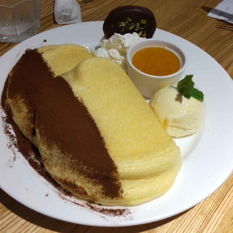 オレンジショコラパンケーキ(ワーキングホリデー・コネクション 原宿・表参道　YMスクエア店)