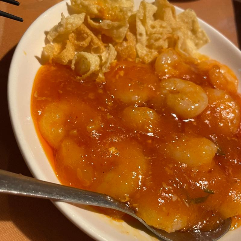 エビチリ(中華料理 紅燈記)