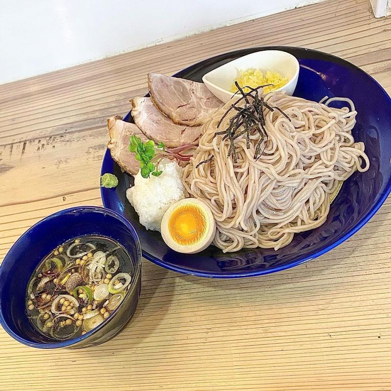 ざるそばみたいなざるラーメン(五弦屋)