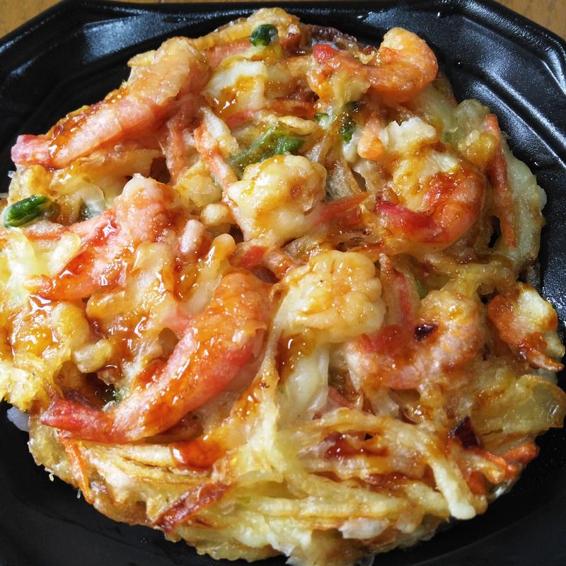 海鮮かき揚げ丼(西友 五橋店)